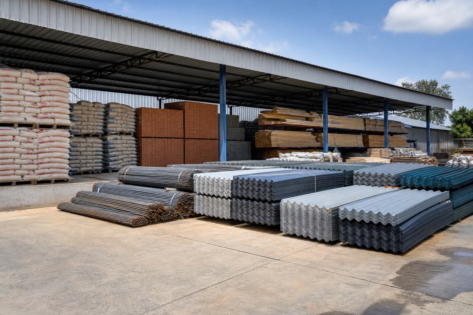 Building materials supply service